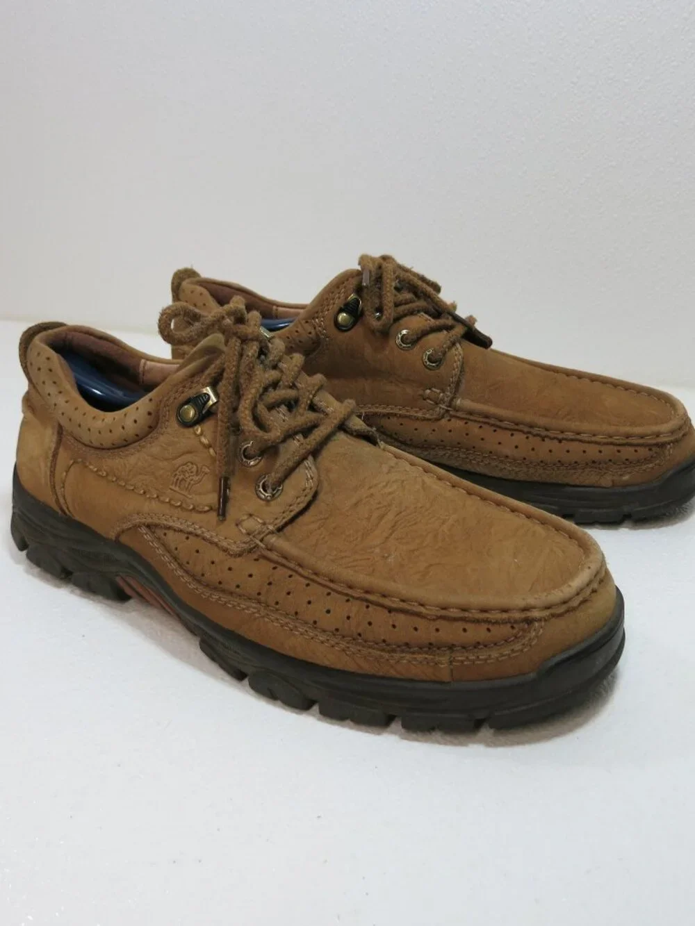 Camel Crown Men's Casual Leather Comfortable Rubber Sole Shoe Size 12